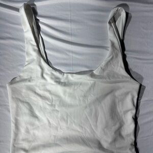 White Scoop Neck Tank Top - Classic Women's Top